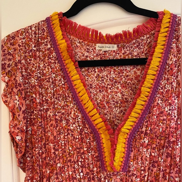 Poupette St. Barth Sasha Mini Dress - Size M - Picture 2 of 7